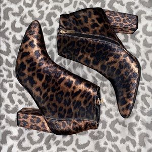Leopard Ankle Booties